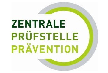 Logo der "Zentralen Prüfstelle Prävention"