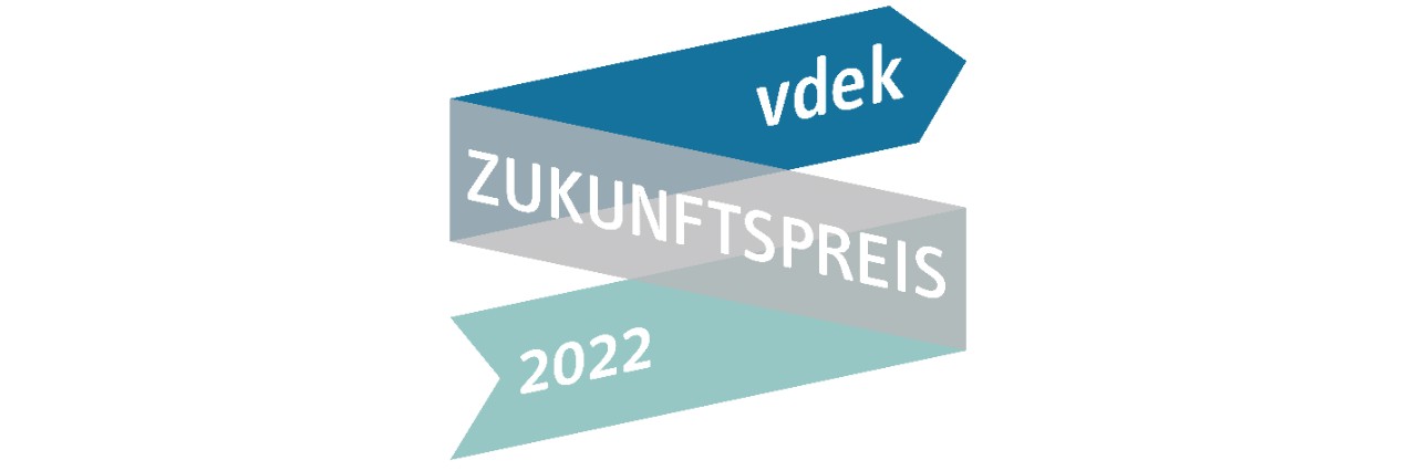 Logo vdek-Zukunftspreis 2022 Logo vdek-Zukunftspreis 2022