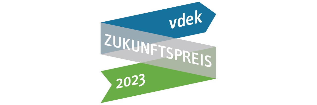 Logo: vdek-Zukunftspreis 2023 Logo: vdek-Zukunftspreis 2023