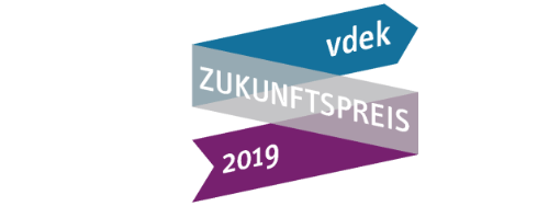 Logo vdek-Zukunftspreis 2019 Logo vdek-Zukunftspreis 2019