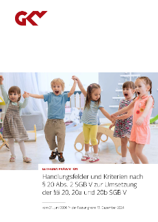 Cover: GKV-Leitfaden Prävention 2024