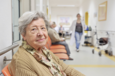 Senior Woman Waiting for Treatment in Hospital 5