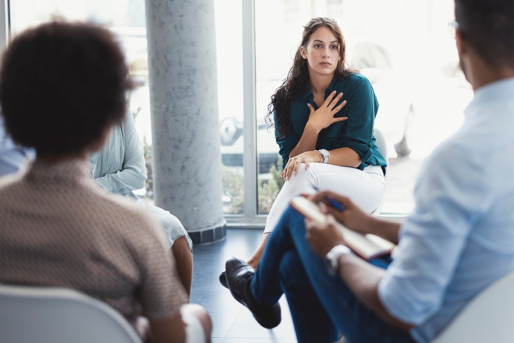 Gruppentherapiesitzung Gruppentherapiesitzung