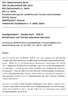 Titelblatt Rundschreiben Reha und Teilhabe behinderter Menschen: schwarze Schrift, weißer Grund Titelblatt Rundschreiben Reha und Teilhabe behinderter Menschen: schwarze Schrift, weißer Grund