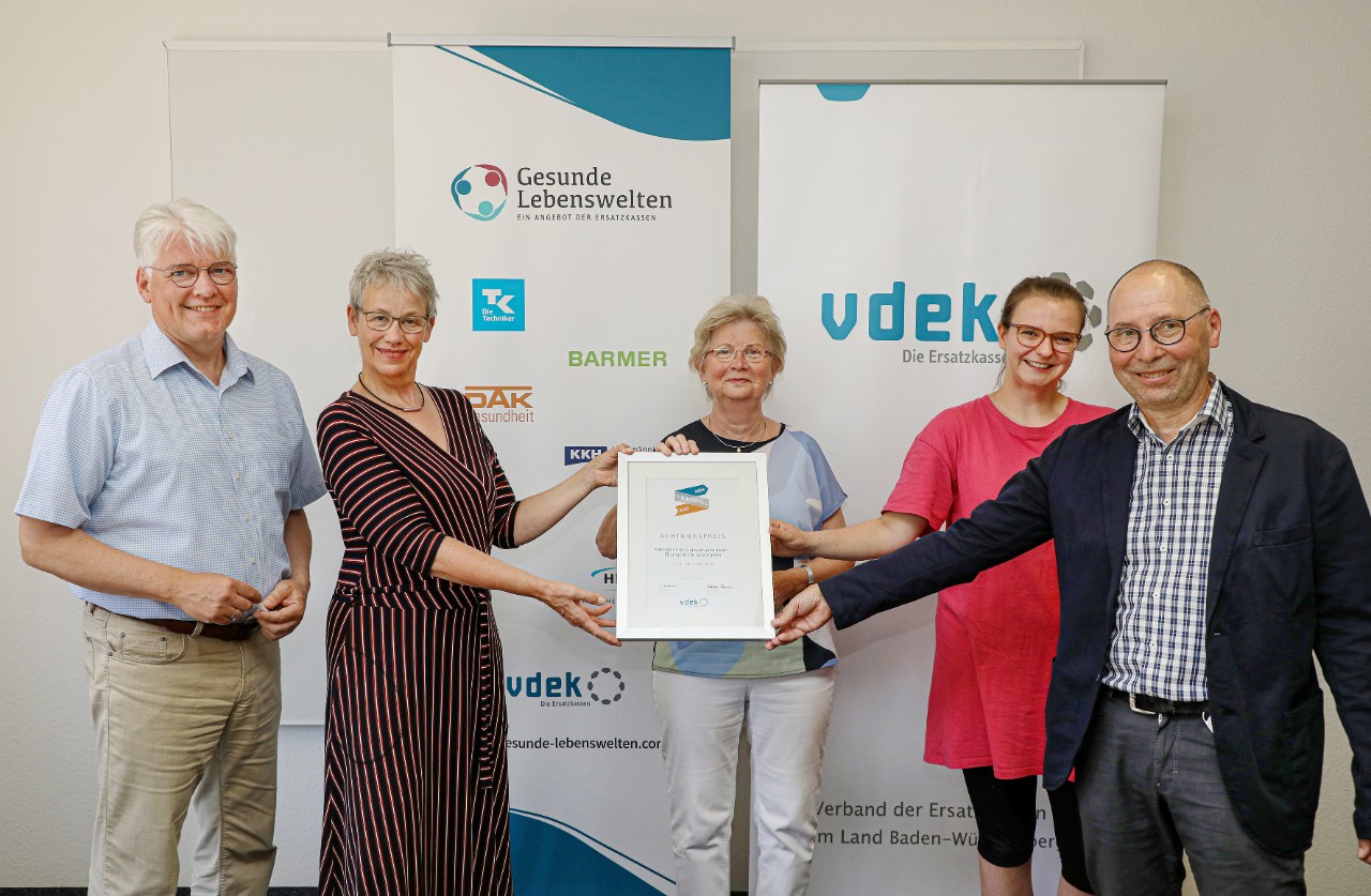 Preisübergabe an das DIAK Klinikum