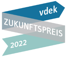 Logo: vdek Zukunftspreis 2022