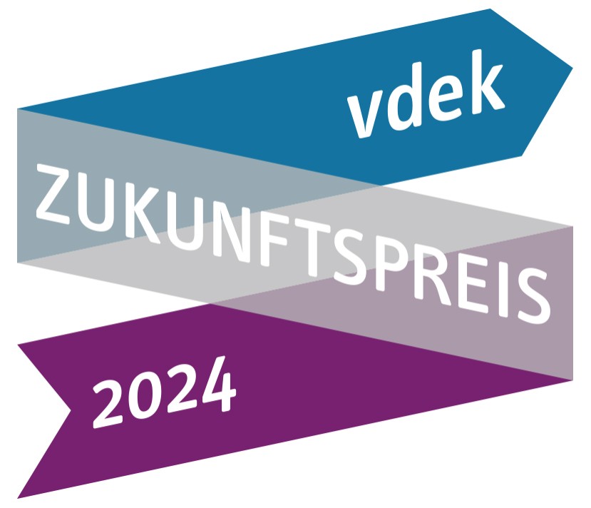 Logo des vdek Zukunftspreis 2023