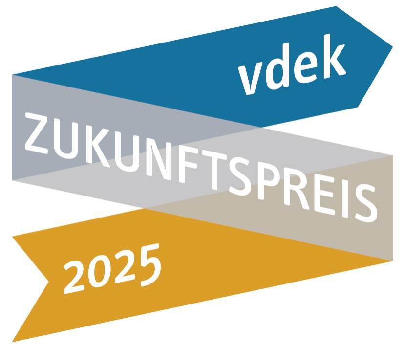 Logo: vdek-Zukunftspreis 2025 Logo: vdek-Zukunftspreis 2025