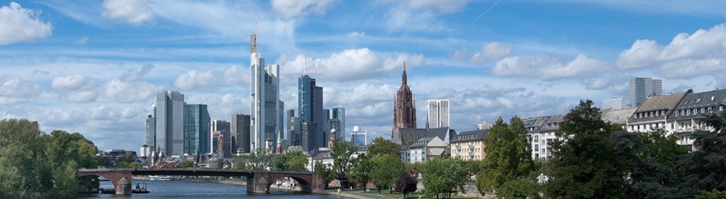 Hessen: Die Skyline von Frankfurt