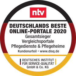 ntv-Siegel vdek-Pflegelotse: Deutschlands beste Online-Portale 2020