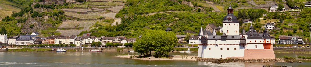 Rheinland-Pfalz, Burg Pfalzgrafenstein nahe der Stadt Kaub am Mittelrhein