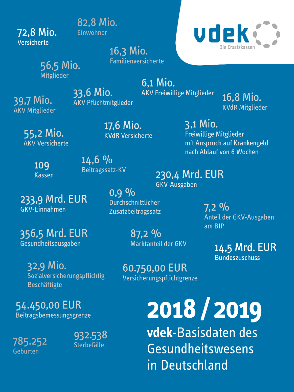 vdek-Basisdaten des Gesundheitswesens in Deutschland 2018-2019