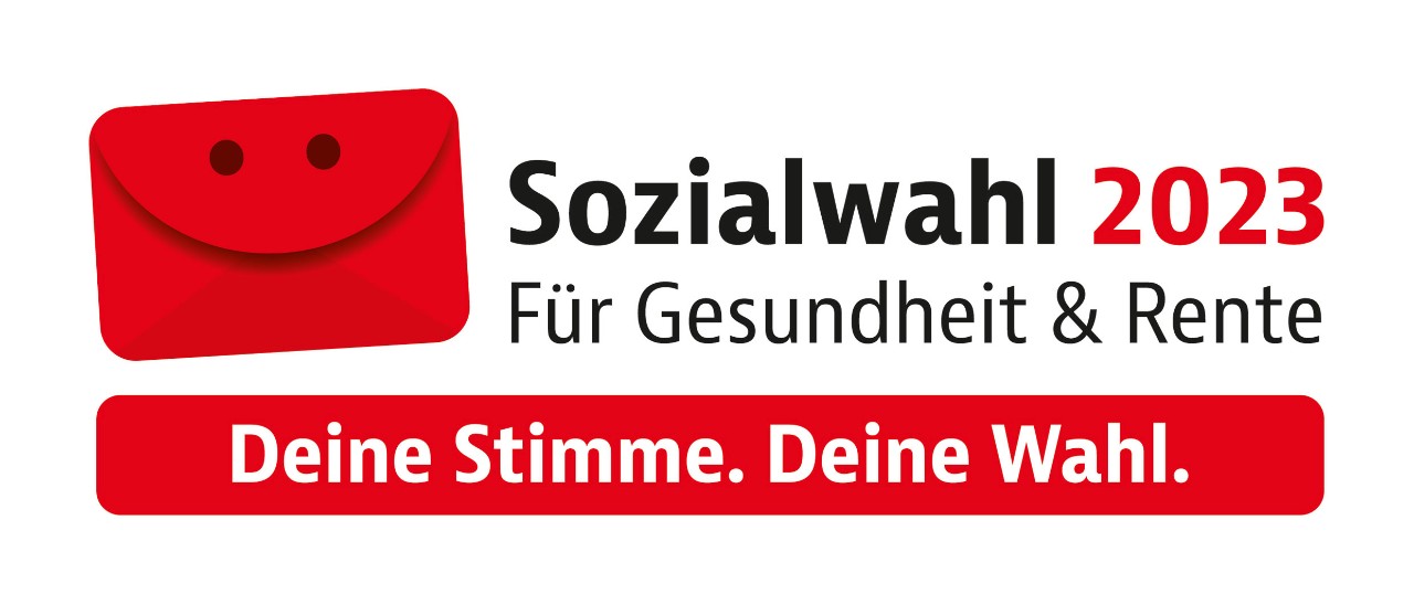 Logo Sozialwahl 2017: Für Rente und Gesundheit